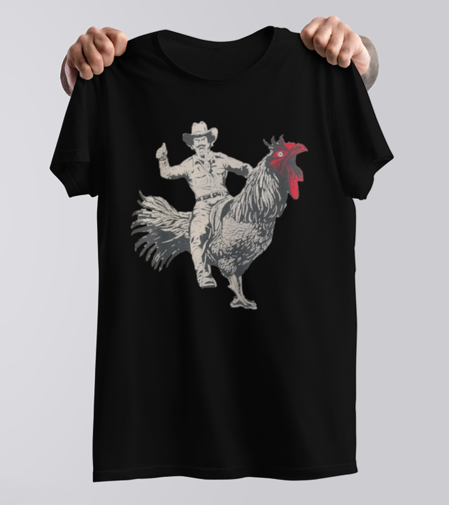 Cowboy Riding Chicken T-Shirt