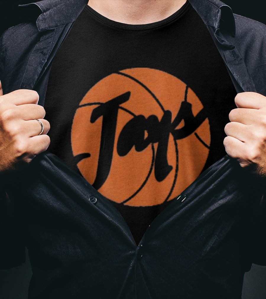 Creighton Blue Jays Vintage Basketball Jays Orange Ball T-Shirt