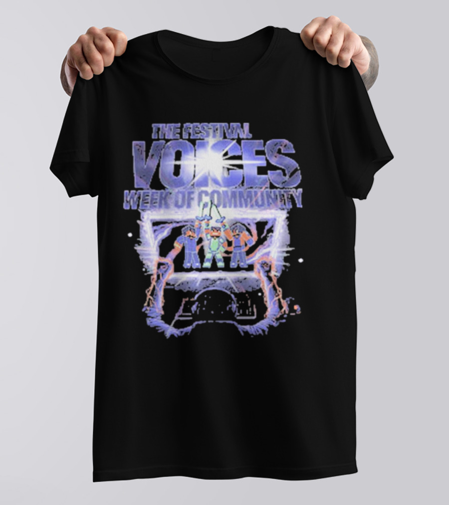 The Festival Voices Week Of Community Illuminated Gathering T-Shirt