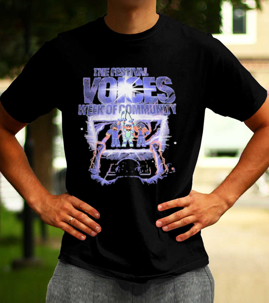 The Festival Voices Week Of Community Illuminated Gathering T-Shirt