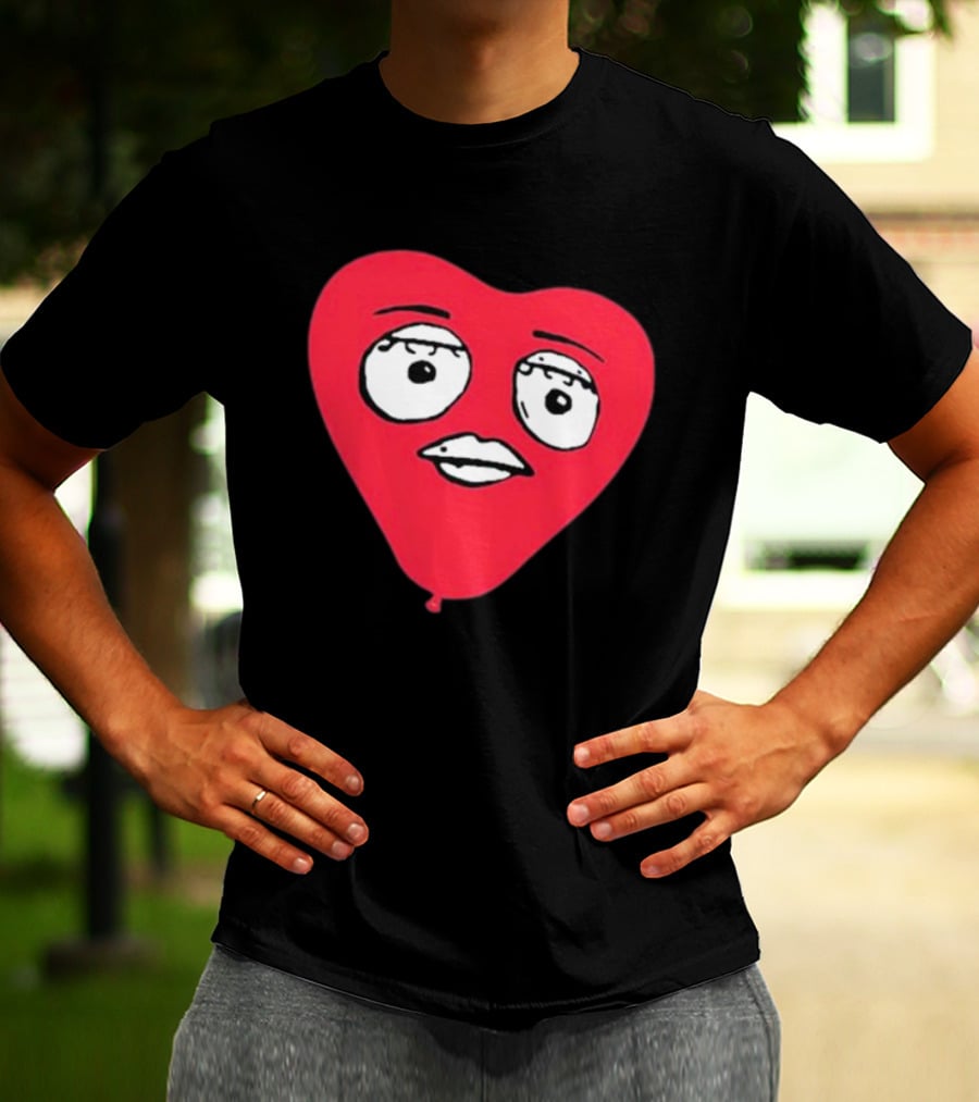 God Forbid James Marriott Heart Balloon Face T-Shirt