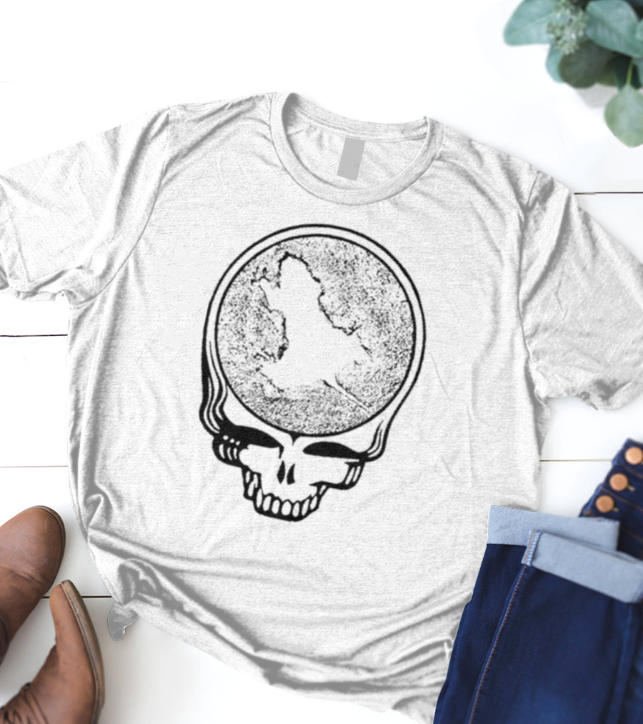 Grateful Dead X Rat Hole Steal Your Face Arctic Skull T-Shirt
