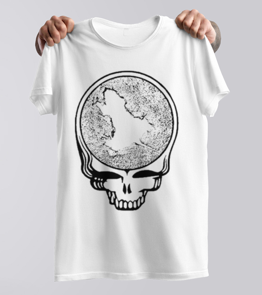 Grateful Dead X Rat Hole Steal Your Face Arctic Skull T-Shirt