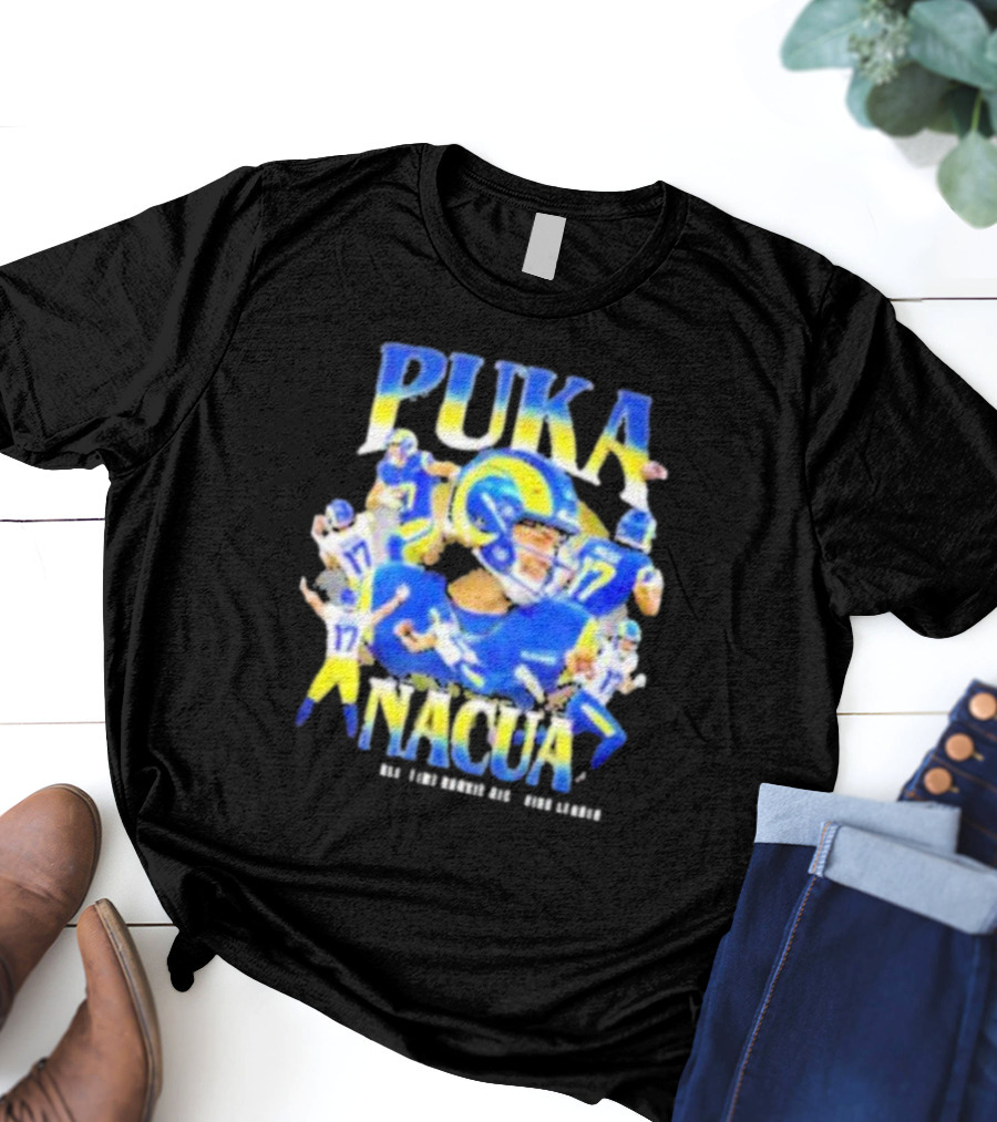 Puka Nacua Rams Rookie NFL King 17 T-Shirt