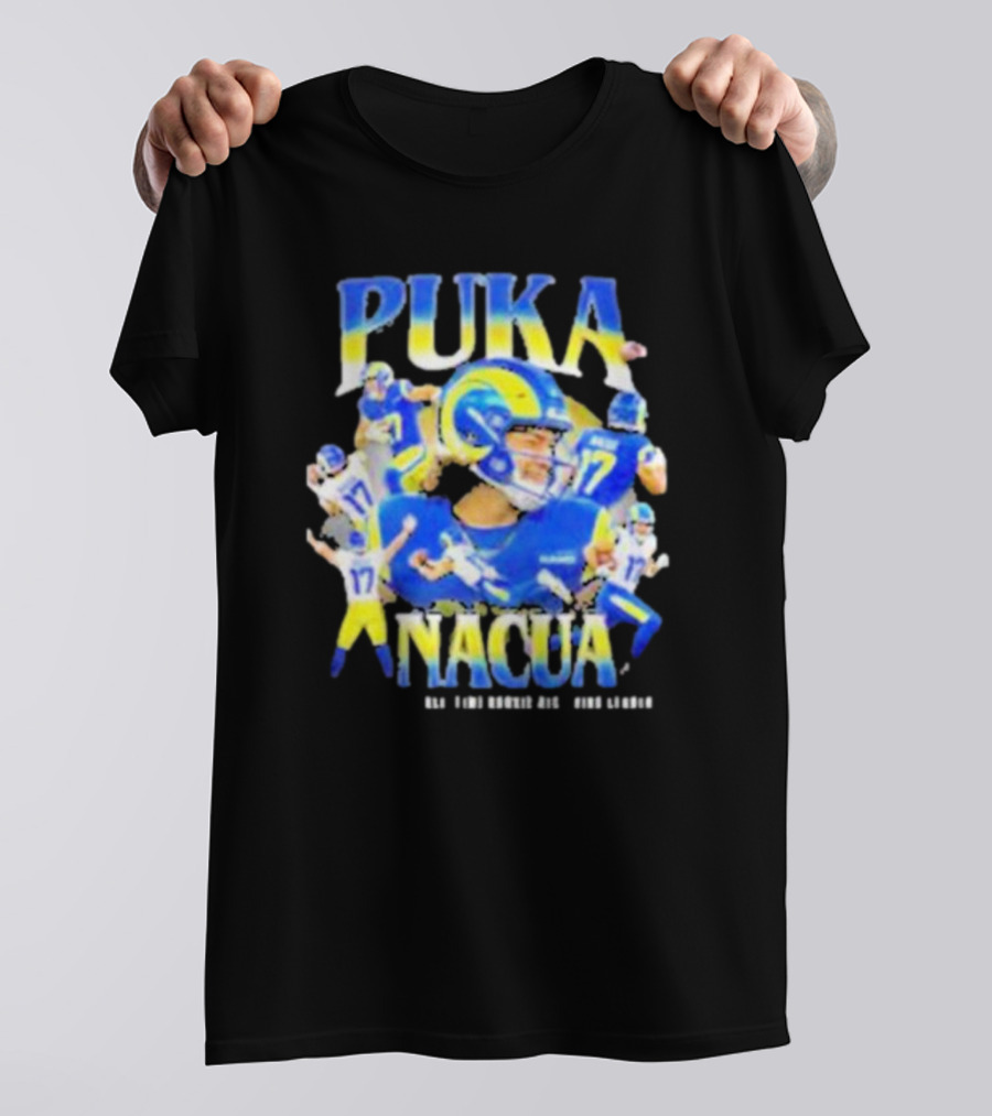 Puka Nacua Rams Rookie NFL King 17 T-Shirt
