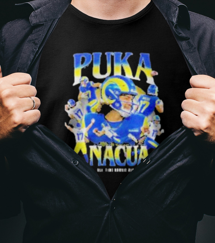 Puka Nacua Rams Rookie NFL King 17 T-Shirt