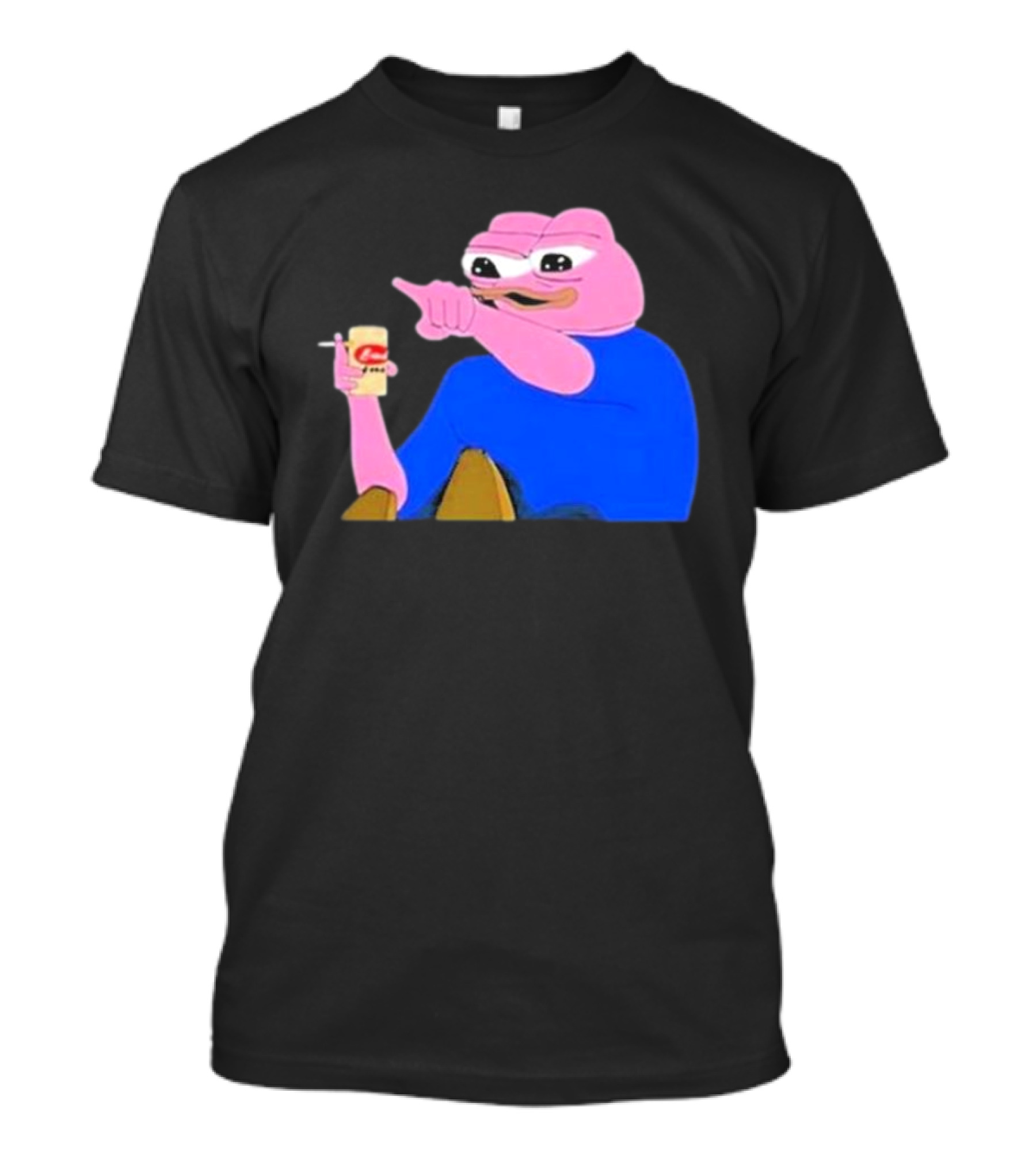 Haider $Pork Based Beer Cheetos And Pepe Style Image T-Shirt