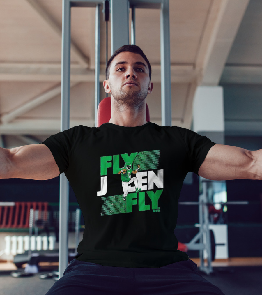 Fly Jalen Fly Green Football T-Shirt