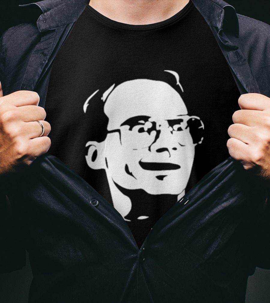 Jim Cornette Iconic Face Outline T-Shirt