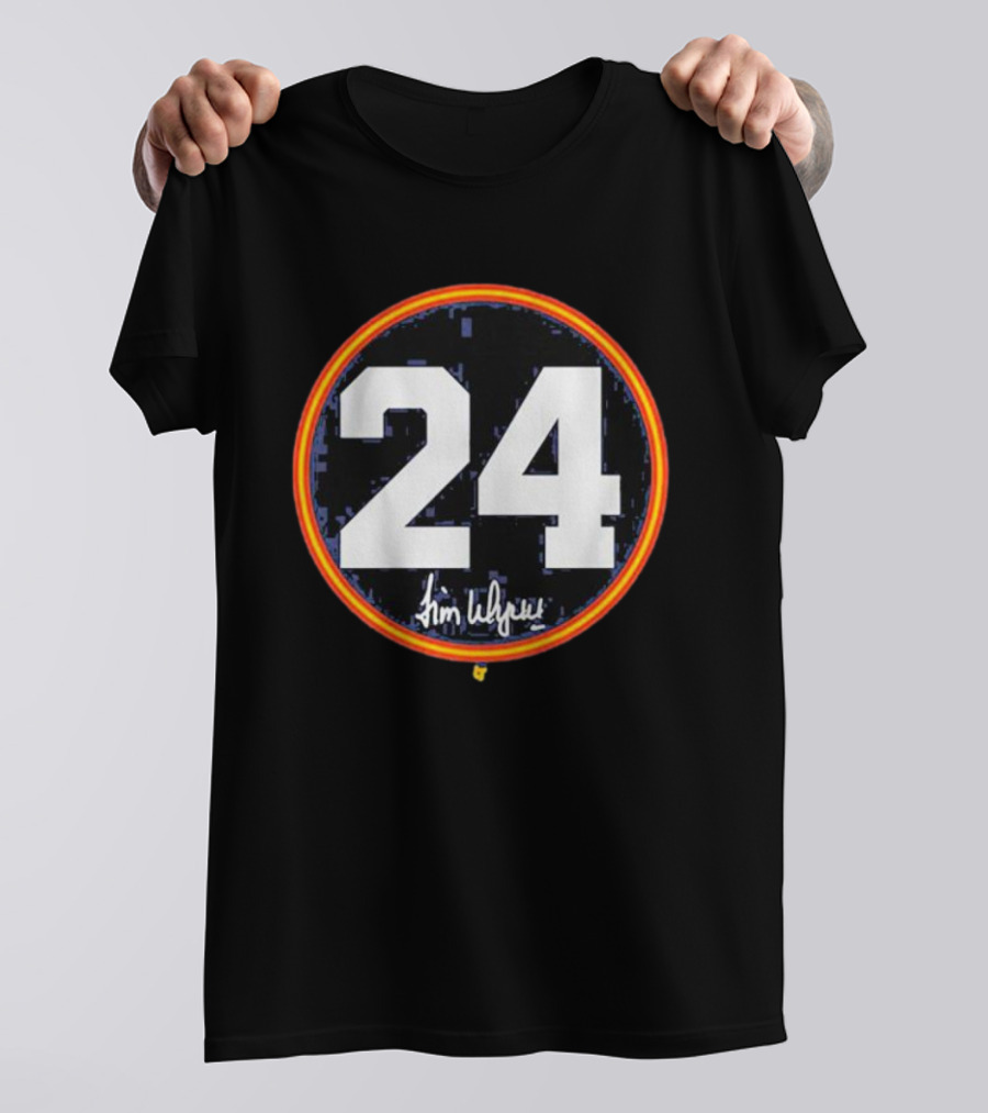 Jimmy Wynn Signature Number 24 Circle T-Shirt