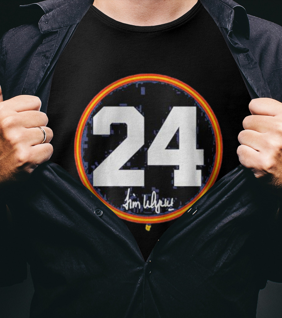 Jimmy Wynn Signature Number 24 Circle T-Shirt