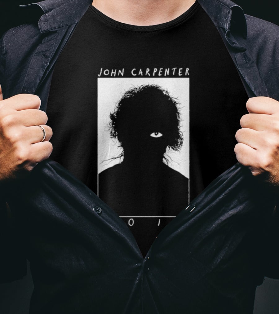 John Carpenter Noir Evil Eye Silhouette Lost Themes IV T-Shirt
