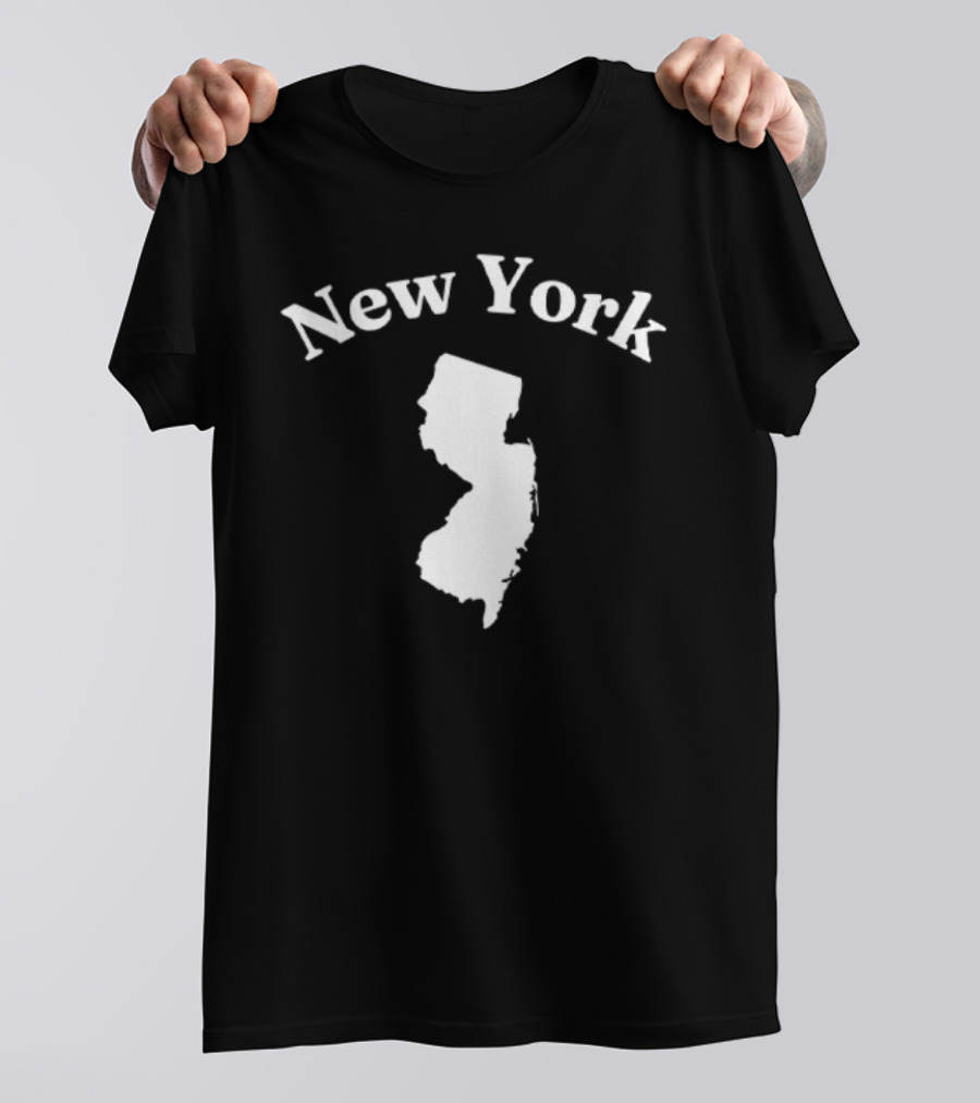 New York New Jersey Map T-Shirt