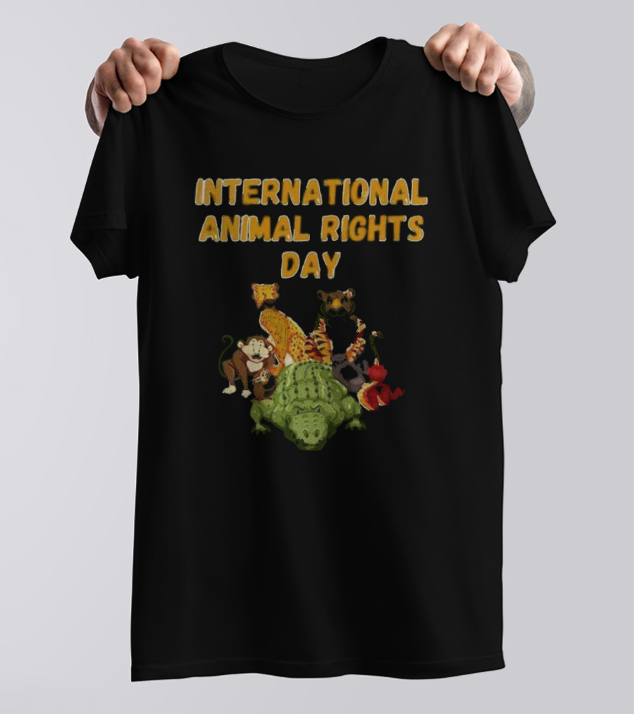 International Animal Rights Day With Wild Animal T-Shirt