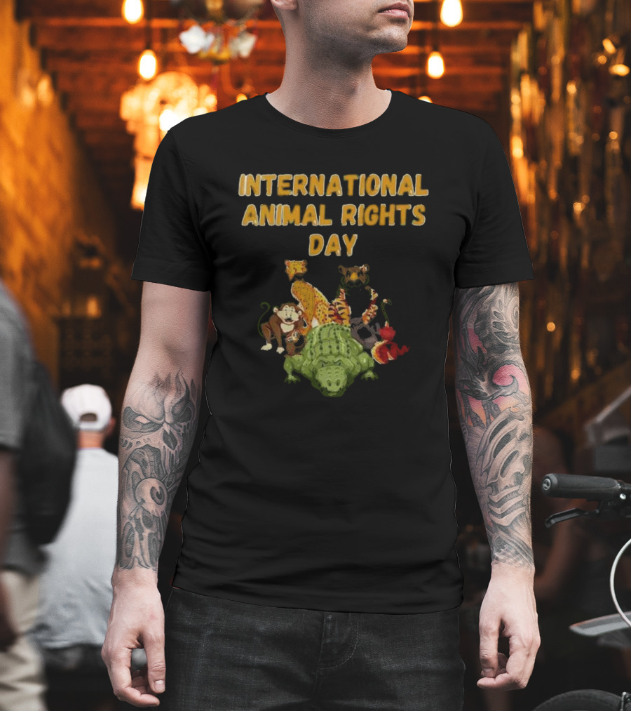 International Animal Rights Day With Wild Animal T-Shirt