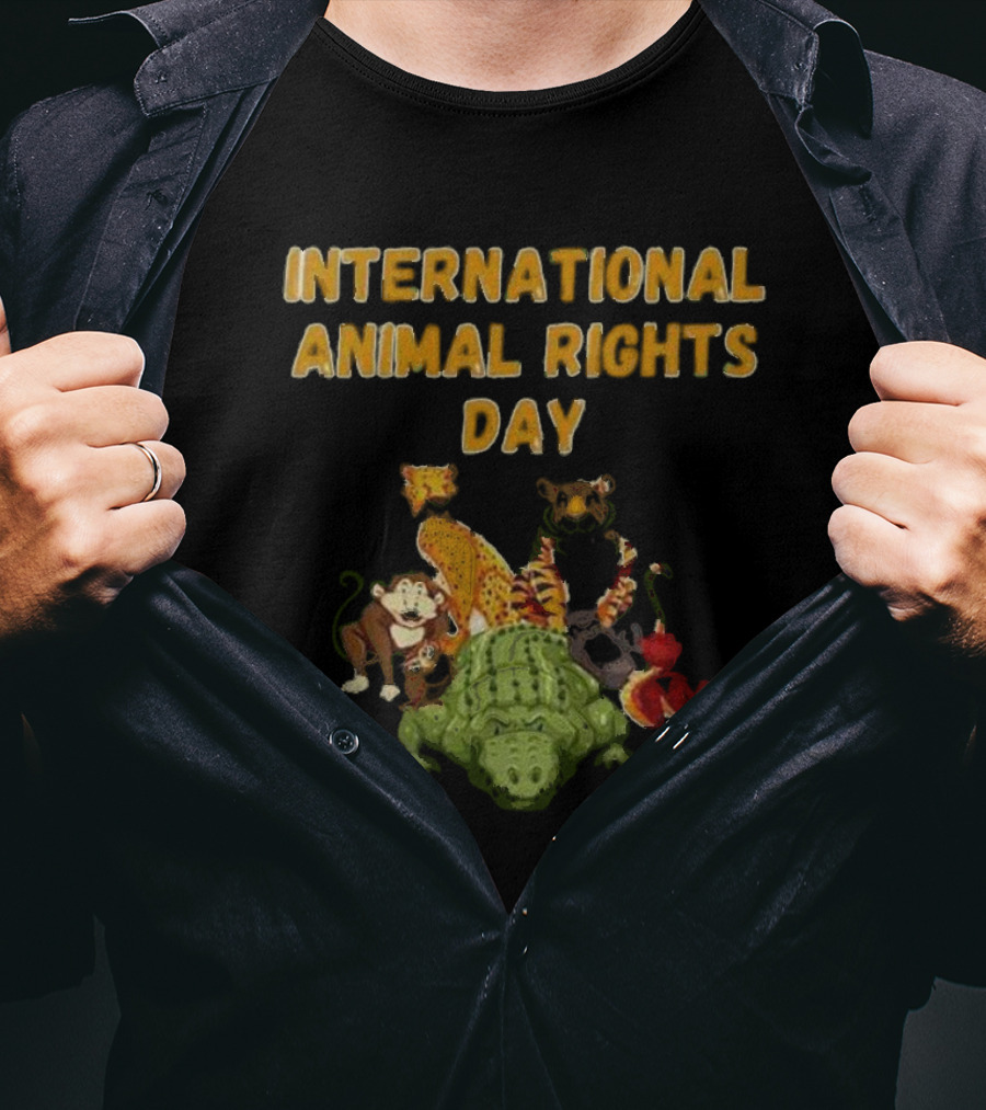 International Animal Rights Day With Wild Animal T-Shirt