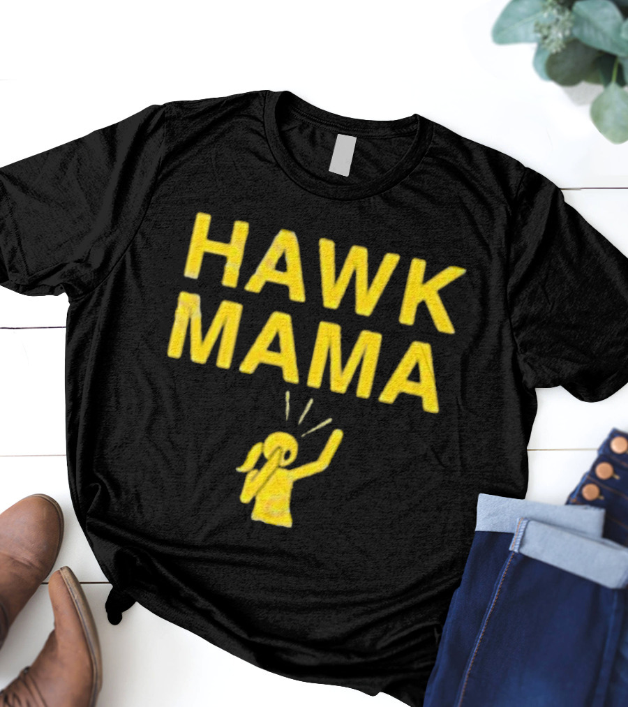 Iowa Hawk Mama Fan Enthusiast T-Shirt
