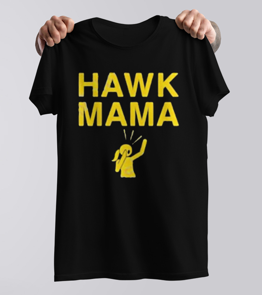 Iowa Hawk Mama Fan Enthusiast T-Shirt