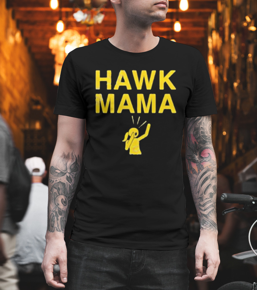Iowa Hawk Mama Fan Enthusiast T-Shirt