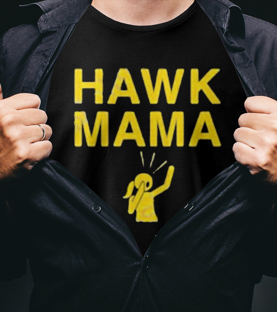 Iowa Hawk Mama Fan Enthusiast T-Shirt