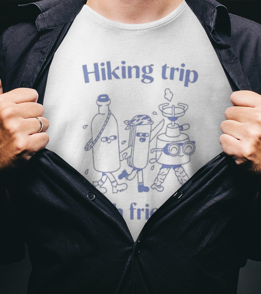 Hiking Trip With Friends Argile Ample Adventure Companions T-Shirt