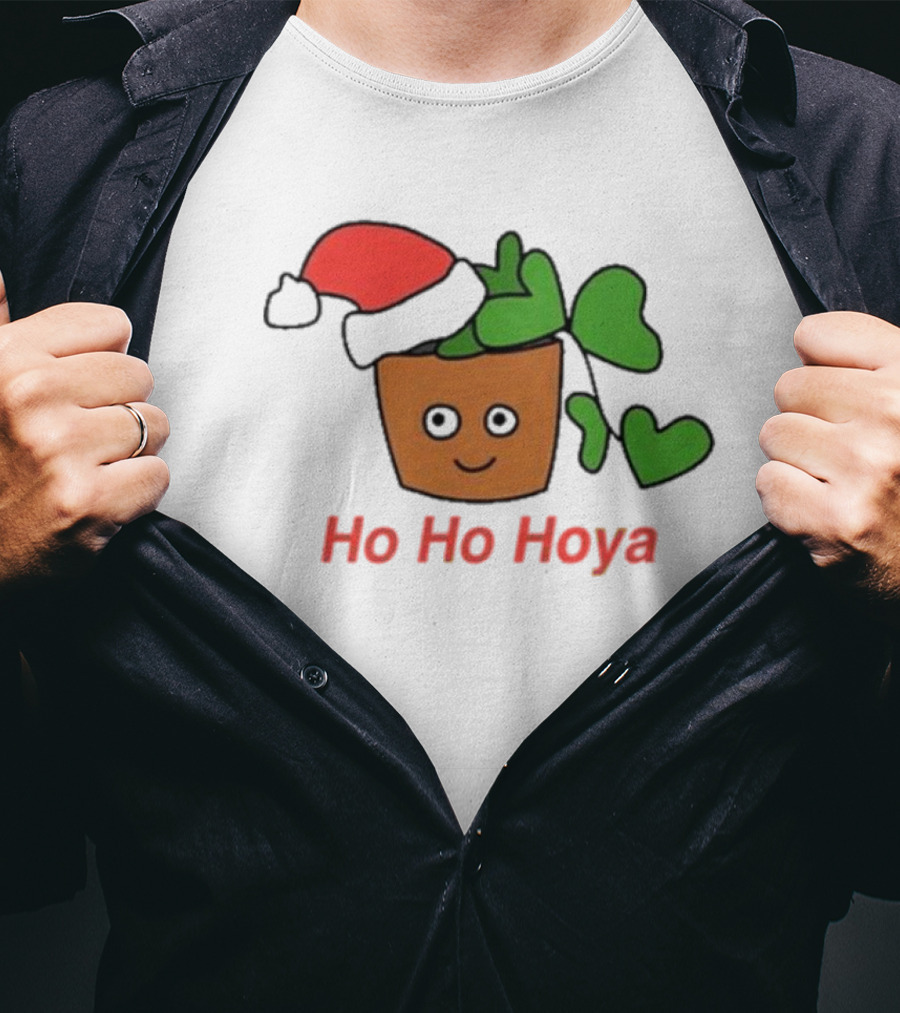 Ho Ho Hoya Santa Hat Hoya Plant Community T-Shirt