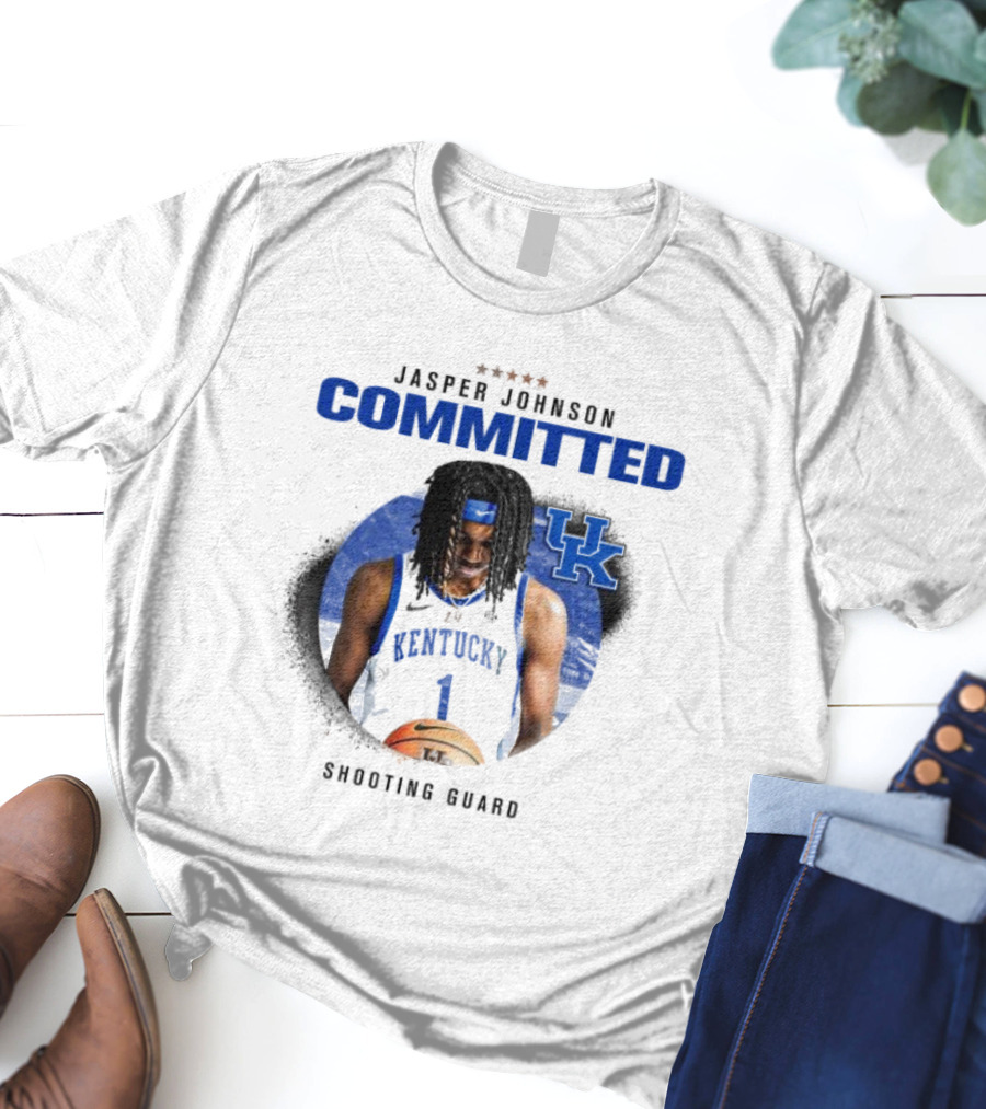 Jasper Johnson Committed Shooting Guard Kentucky Basketball T-Shirt