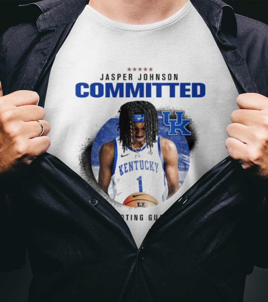 Jasper Johnson Committed Shooting Guard Kentucky Basketball T-Shirt