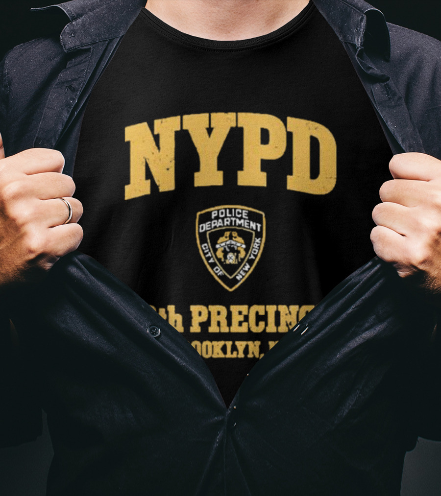 NYPD Police Department City Of New York 99th Precinct Brooklyn NY T-Shirt