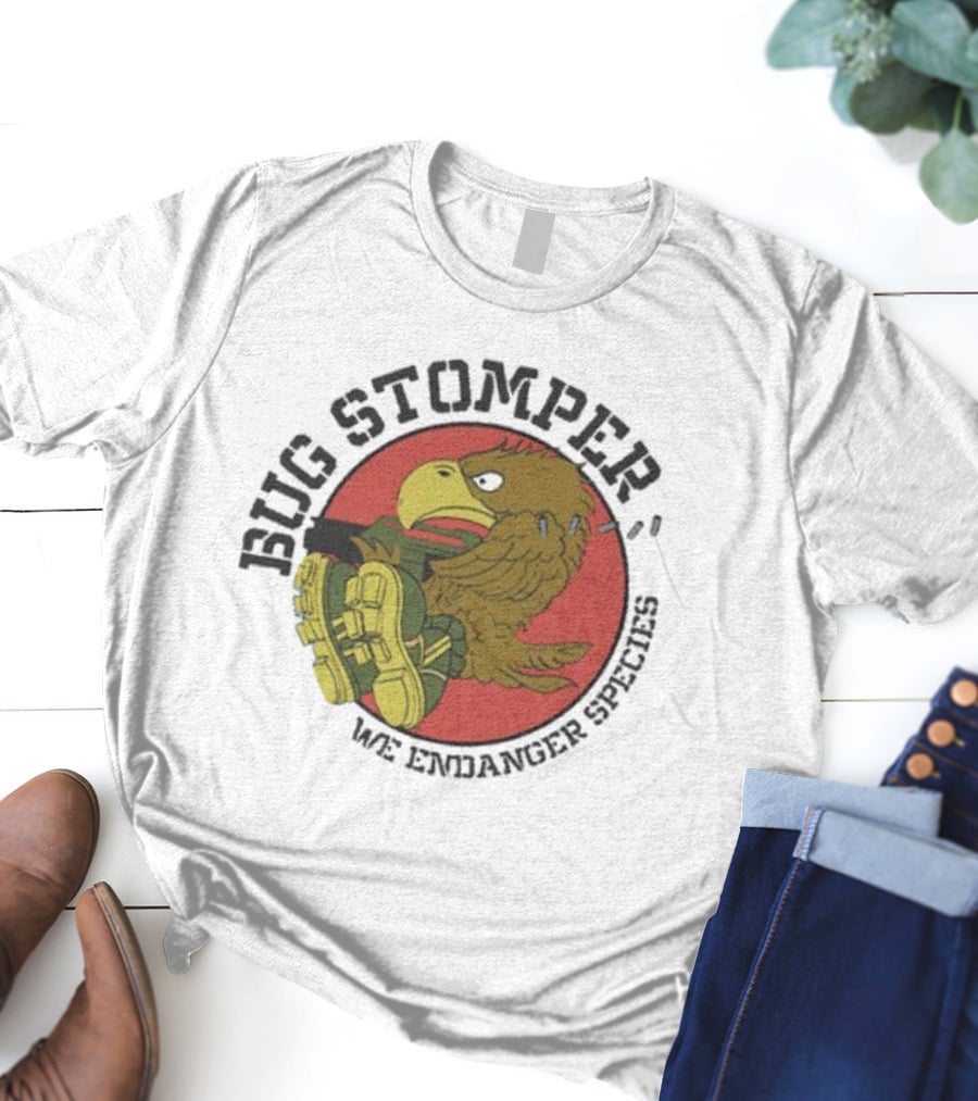 Colonial Marines Bug Stomper We Endanger Species T-Shirt