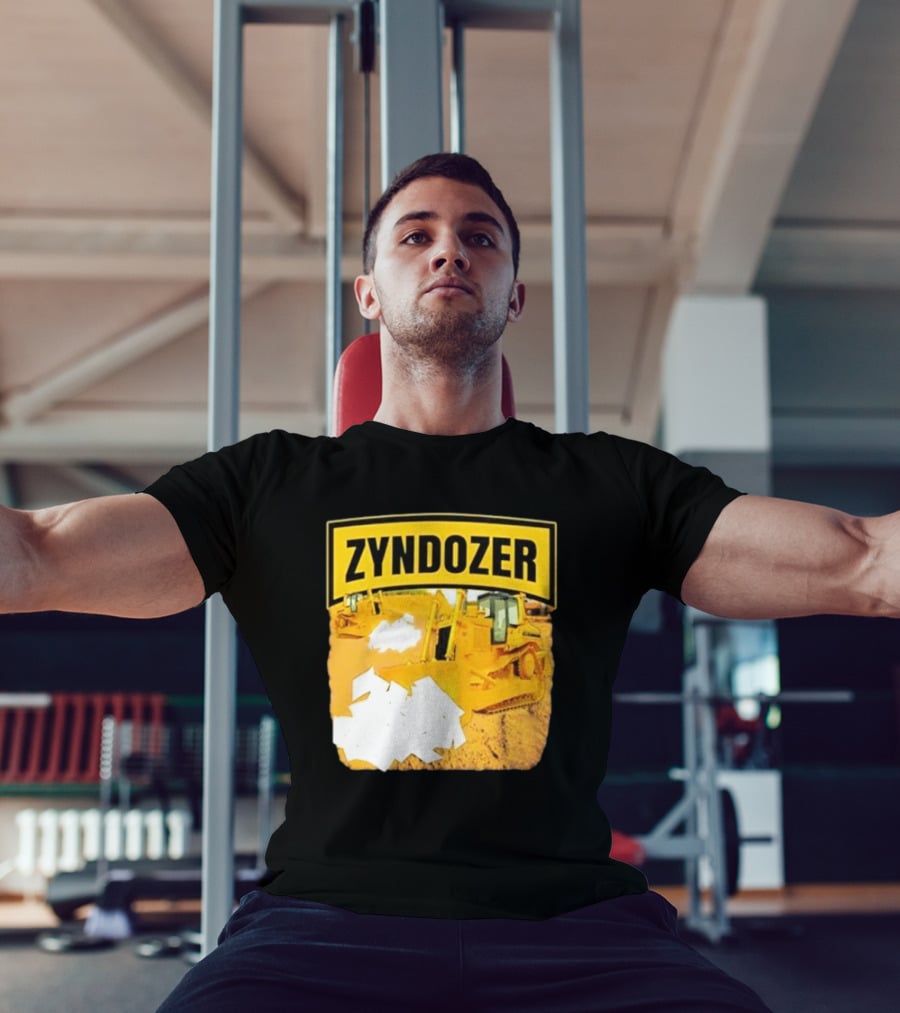 Zyndozer Funny Ahh Tees Bulldozer Image T-Shirt