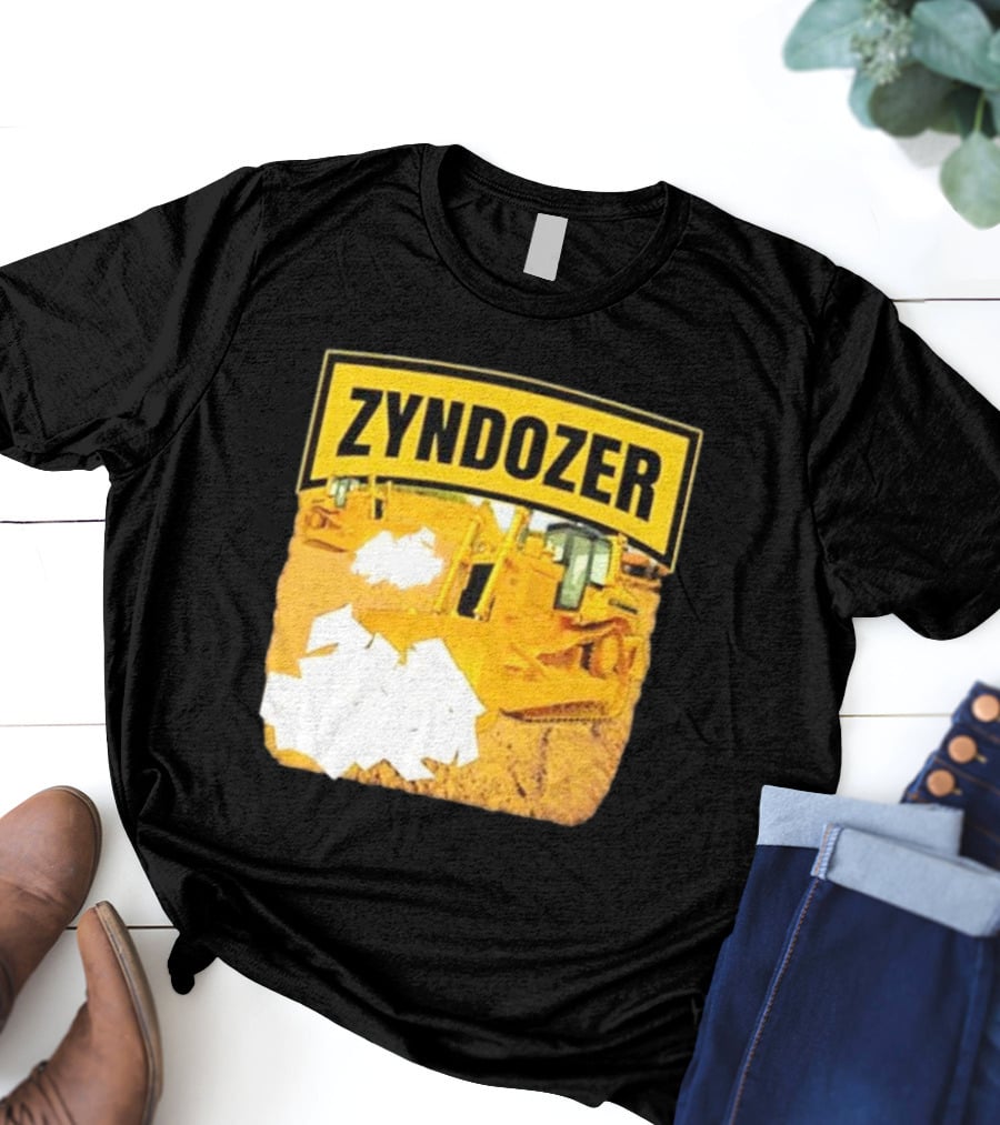 Zyndozer Funny Ahh Tees Bulldozer Image T-Shirt