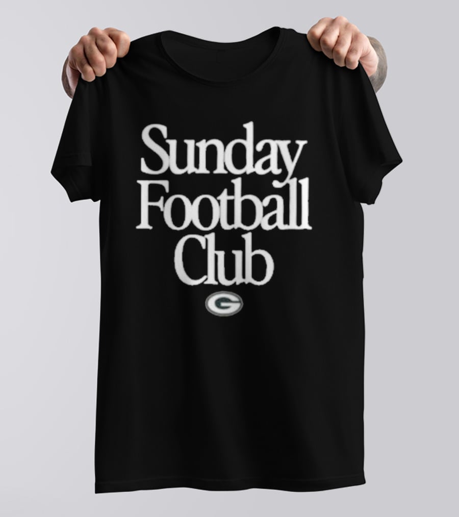 Sunday Football Club Green Bay Packers Logo Heavyweight T-Shirt