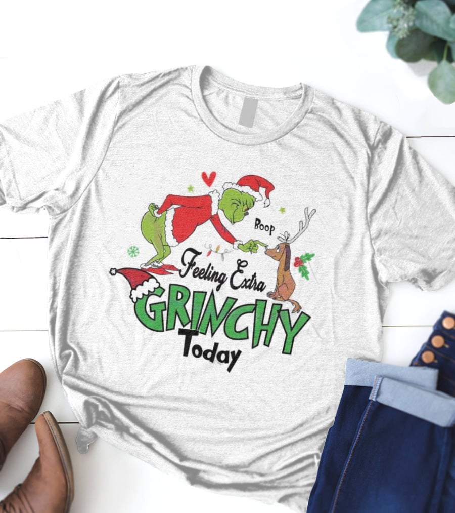 Grinch Boop Feeling Extra Grinchy Today T-Shirt