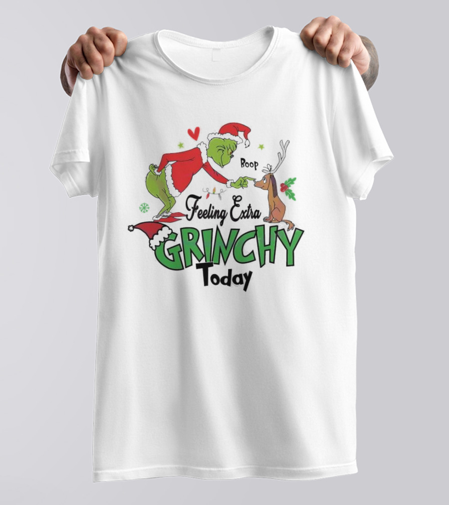 Grinch Boop Feeling Extra Grinchy Today T-Shirt