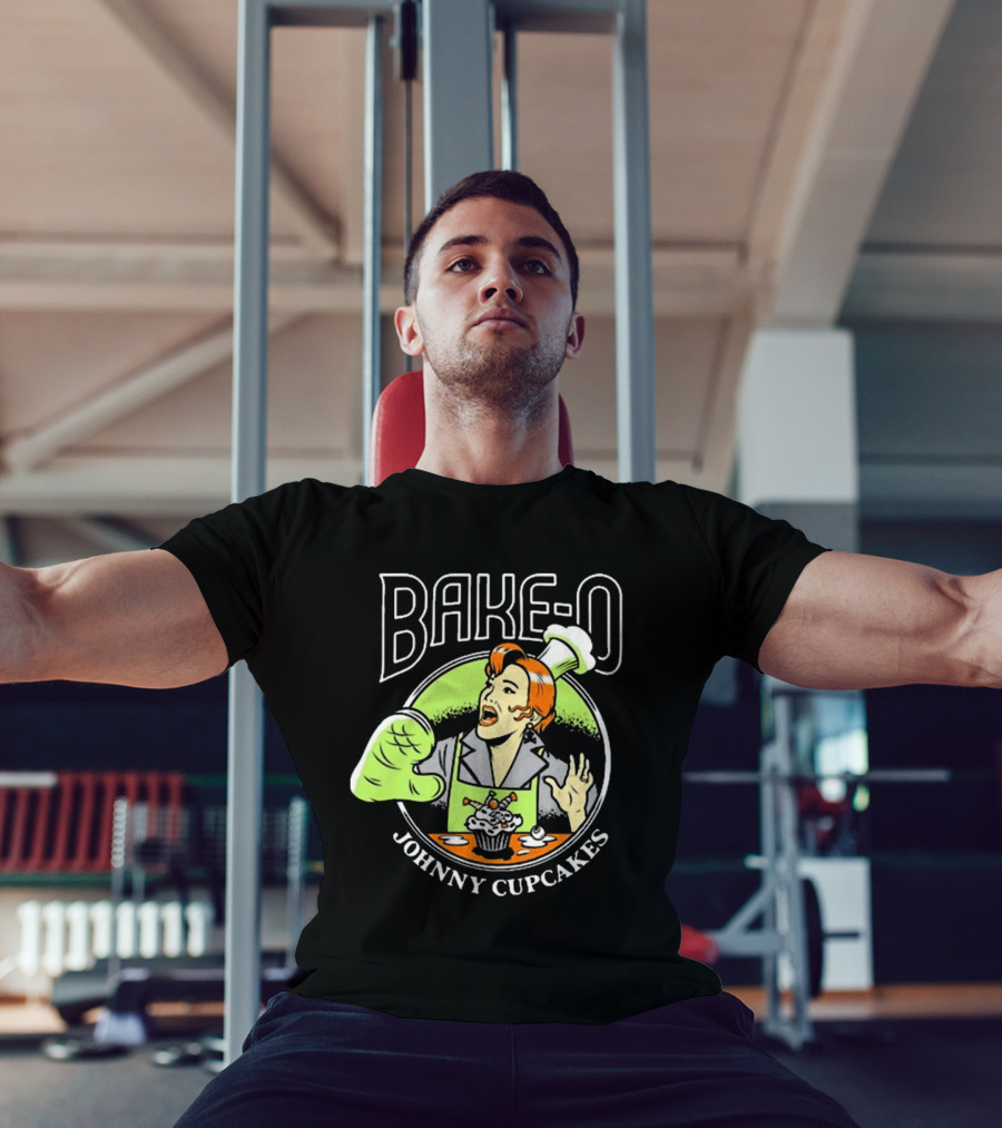 BAKE-O Johnny Cupcakes Retro Chef Cupcake Explosion T-Shirt
