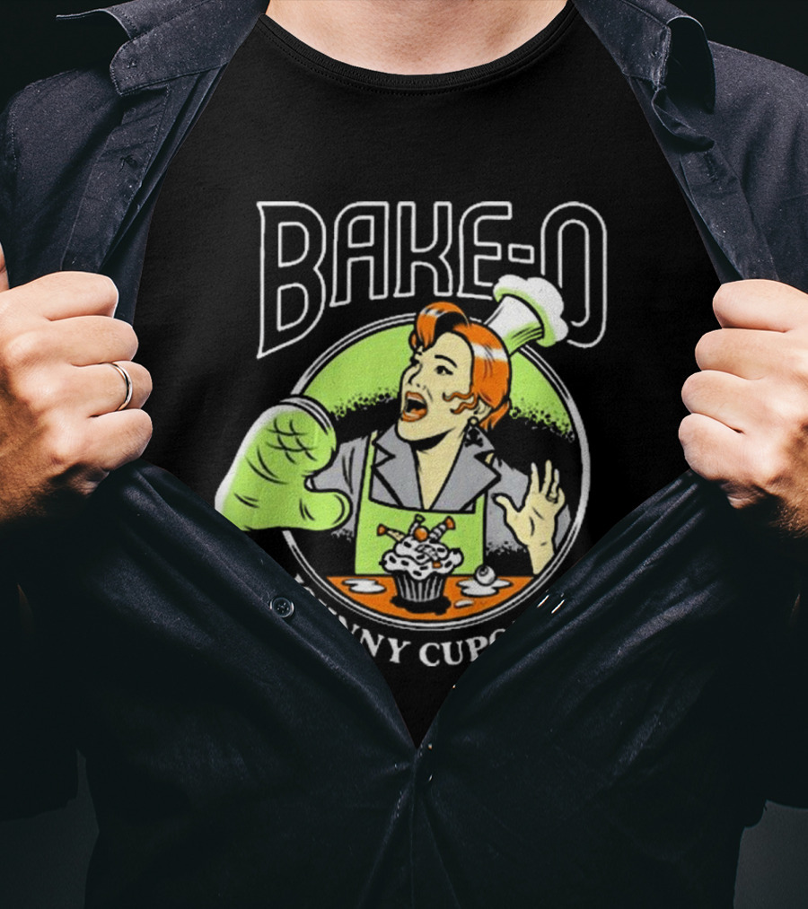BAKE-O Johnny Cupcakes Retro Chef Cupcake Explosion T-Shirt
