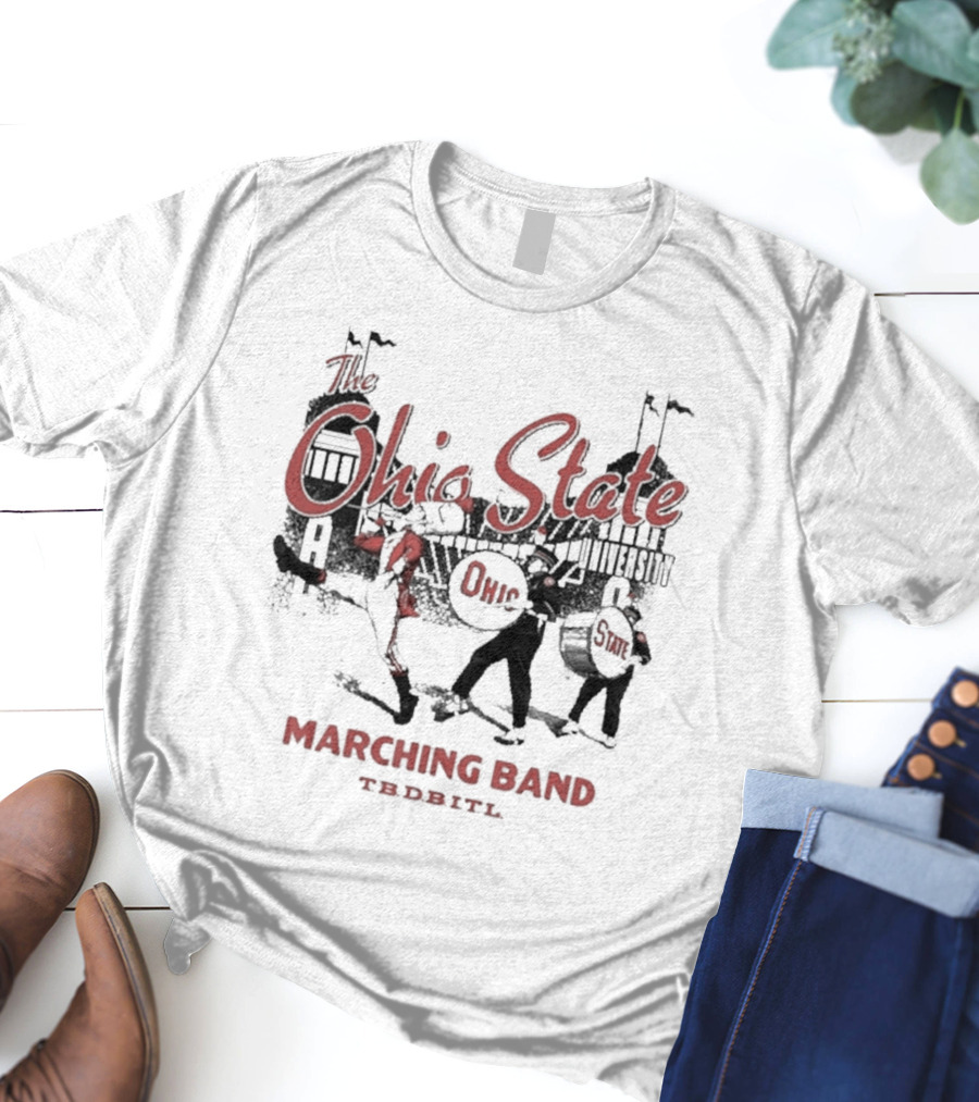 Ohio State University Marching Band TDBITL Ohio State Buckeyes Mitchell And Ness T-Shirt