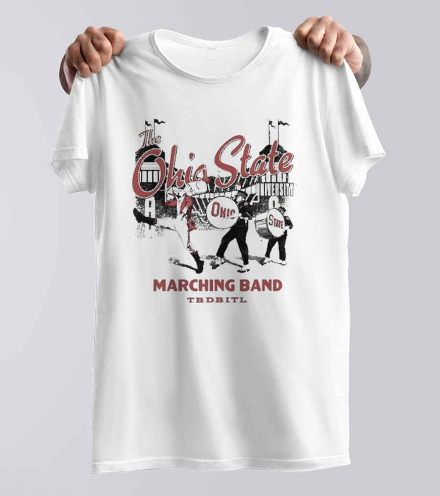 Ohio State University Marching Band TDBITL Ohio State Buckeyes Mitchell And Ness T-Shirt