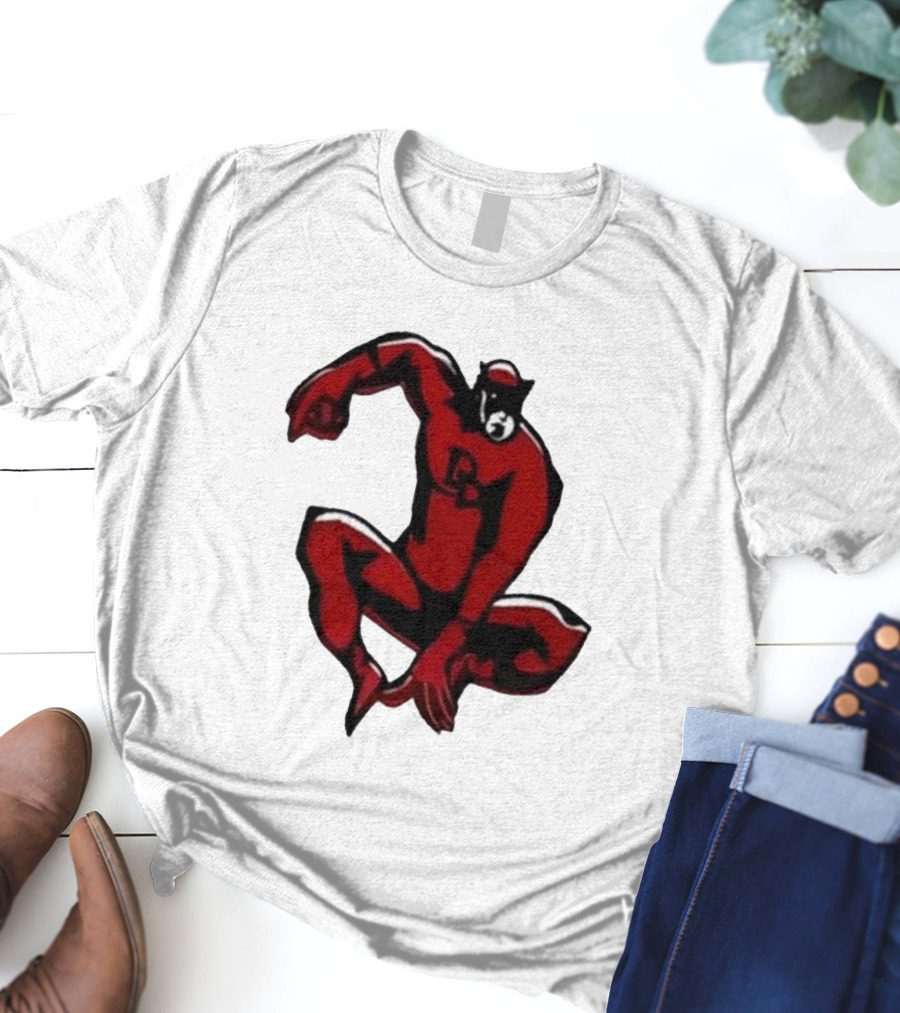 Charlie Cox Daredevil Red Suit Classic Marvel Hero T-Shirt