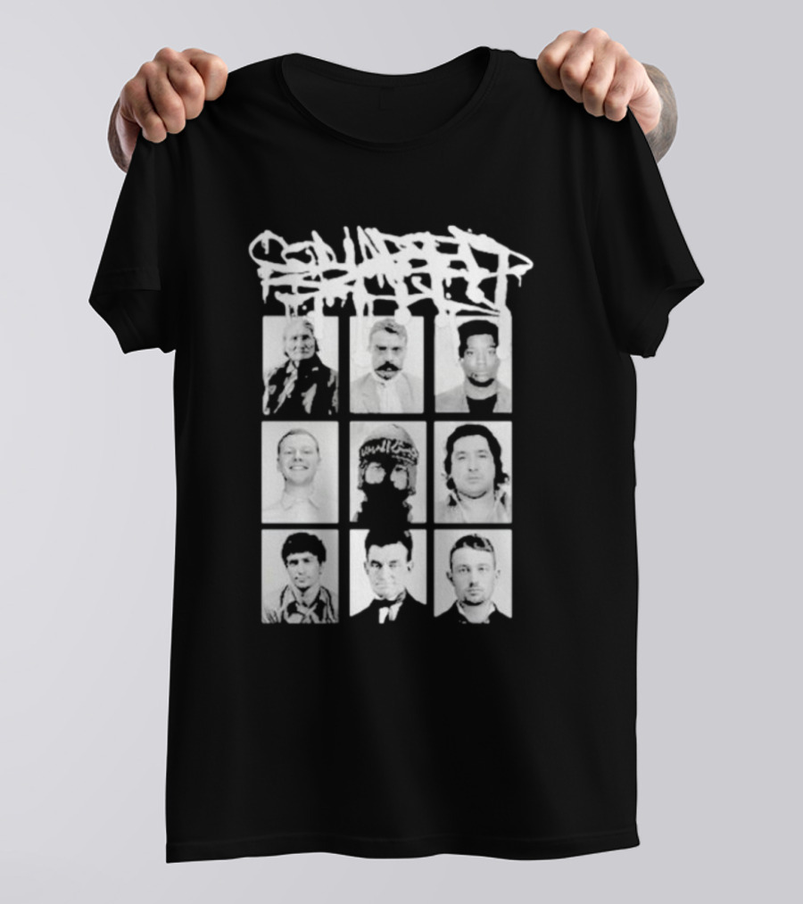 Collapsed Skull Shot Iconic Band Album Cover Style Portrait Collection T-Shirt