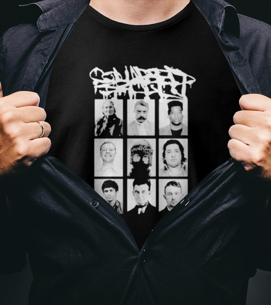 Collapsed Skull Shot Iconic Band Album Cover Style Portrait Collection T-Shirt