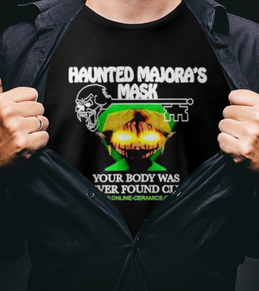 Haunted Majora's Mask Your Body Was Never Found Club Www.online-ceramics.com T-Shirt