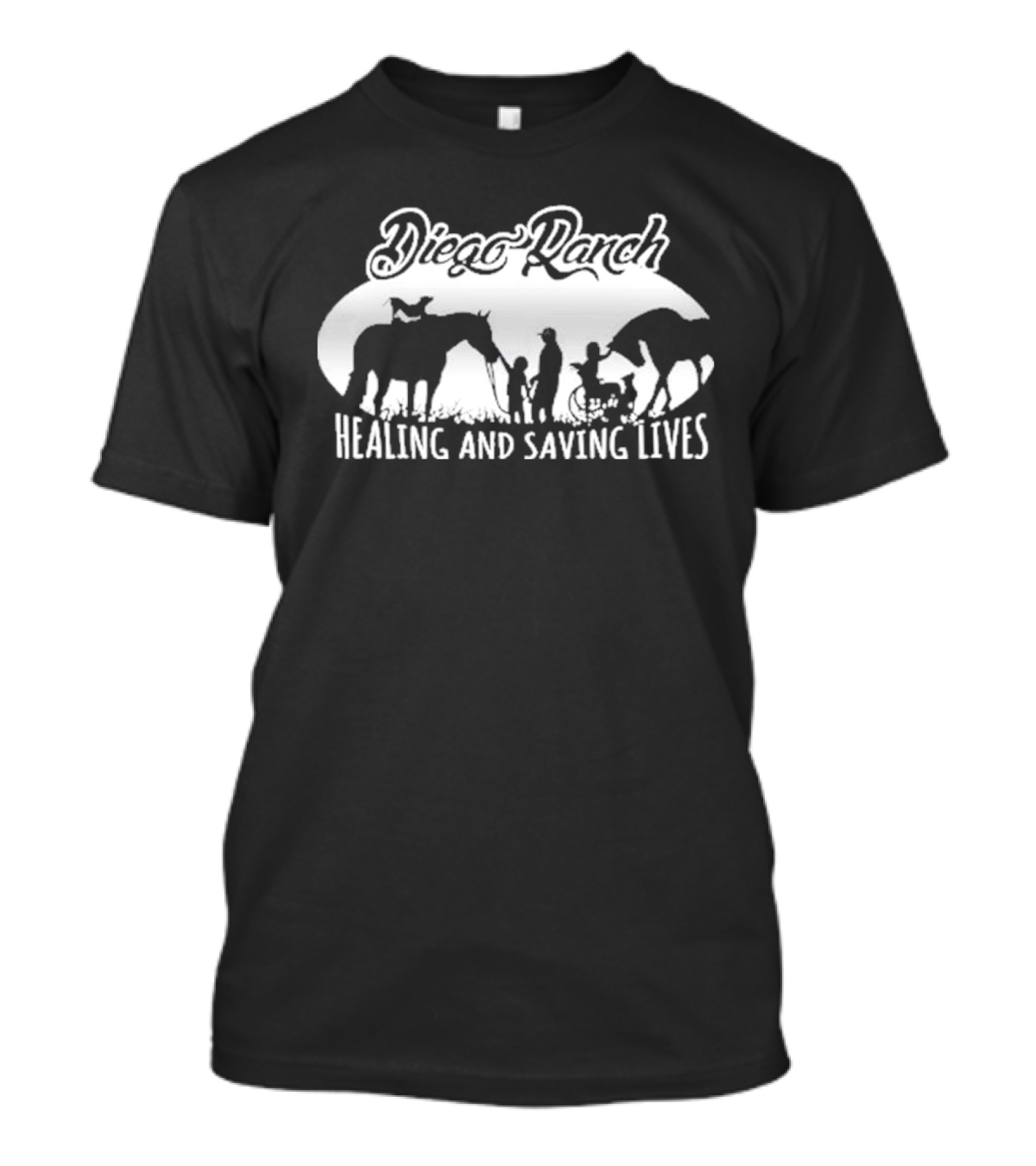 Diego Ranch Healing And Saving Lives Atticus Wearing T-Shirt