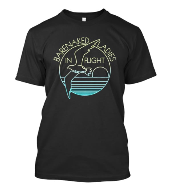 Barenaked Ladies In Flight Seagull Sunset Circle T-Shirt