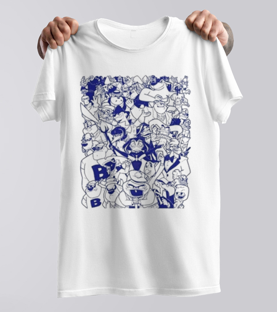 Duck Villains Dark Blue Ensemble By Brian Danger T-Shirt