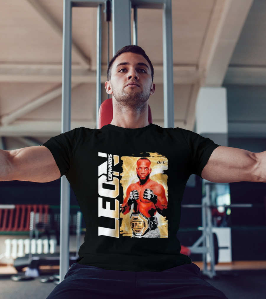 LEON EDWARDS UFC Champion Pose T-Shirt