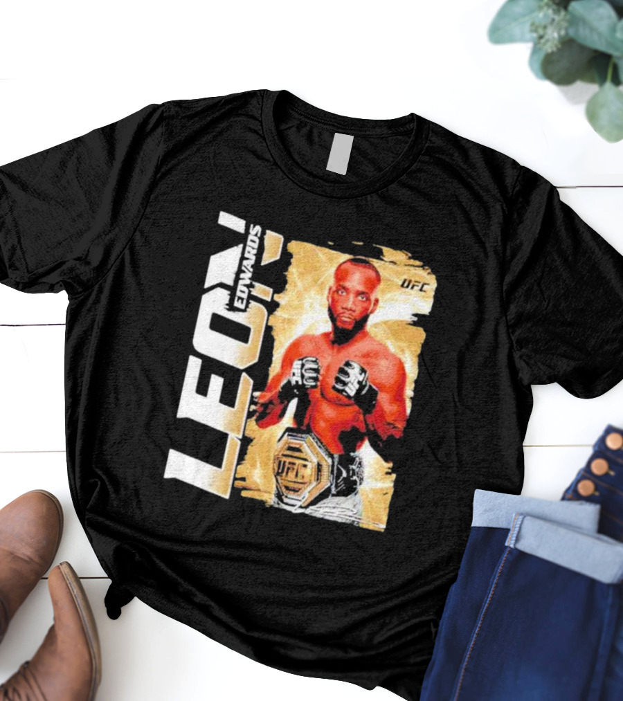 LEON EDWARDS UFC Champion Pose T-Shirt