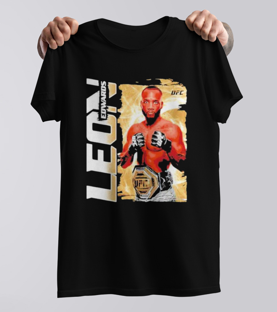 LEON EDWARDS UFC Champion Pose T-Shirt