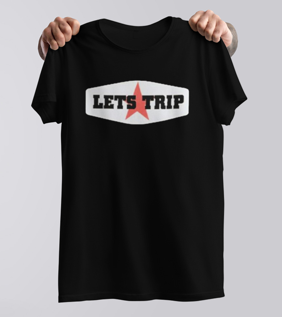 LETS TRIP Red Star T-Shirt